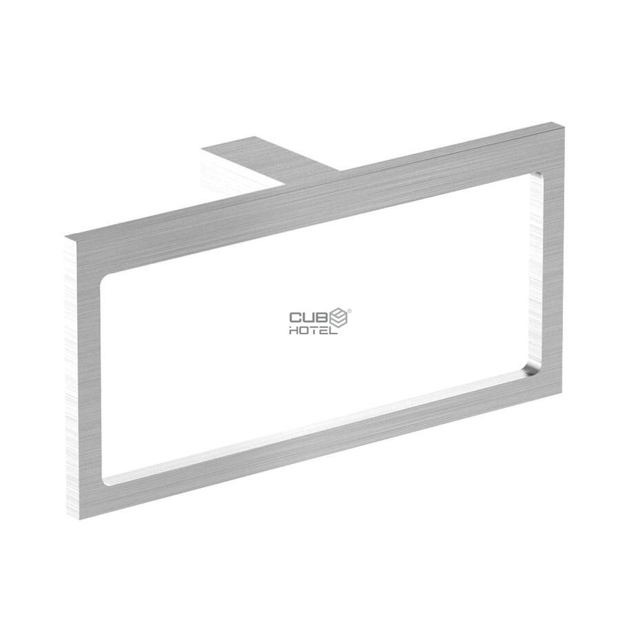 Toalheiro Tipo Aro Inox Escovado Serie CORINTO